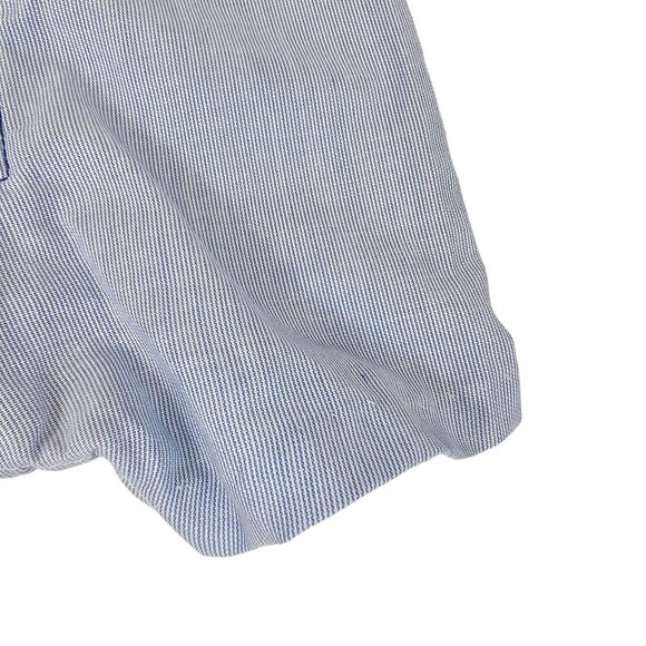 VTG Tiny Tots Original Light Blue/White Striped 3-6M Baby Romper/Jumpsuit + Hat - Picture 12 of 15